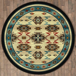 Storm Clouds Rug - 8 Ft. Round