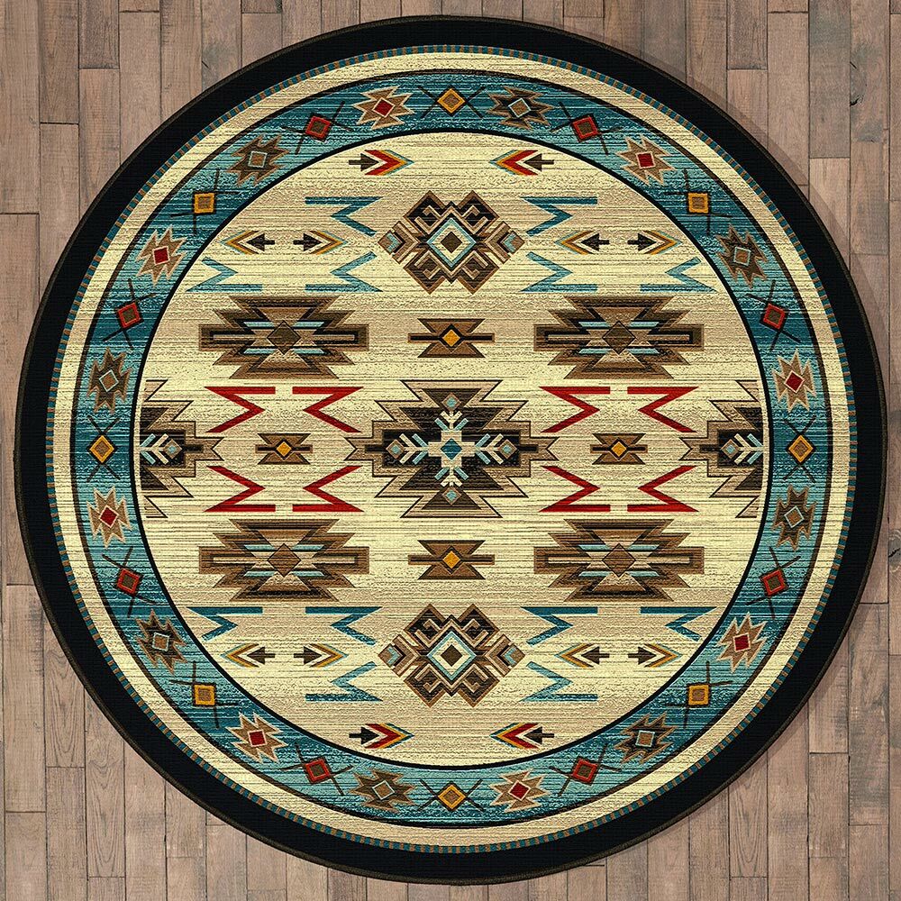 Storm Clouds Rug - 8 Ft. Round