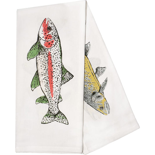Trout Kitchen Towels - Set of 2
