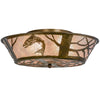 Jumping Trout Flush Mount Ceiling Light