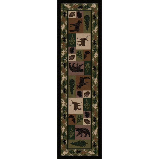 Wildlife Retreat Rug - 2 x 8