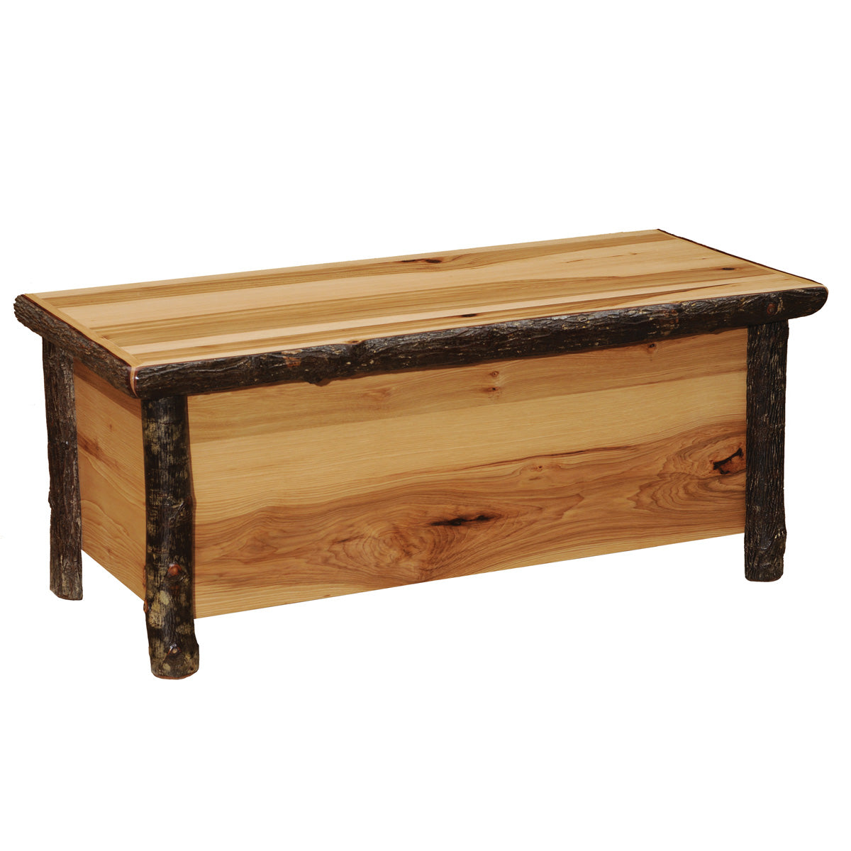 Hickory Traditional Log Blanket Chest