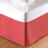 Coral Pink Bedskirt - King - OVERSTOCK - OUT OF STOCK