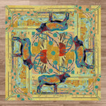 Sunrise Elk Rug - 8 x 8