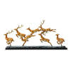 Majestic Deer Herd Sculpture