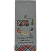 Kids Won't Move Embroidered Dishtowel - Set of 2