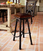 Coronado Iron Barstool with Back - Colonial Brown - Set of 3