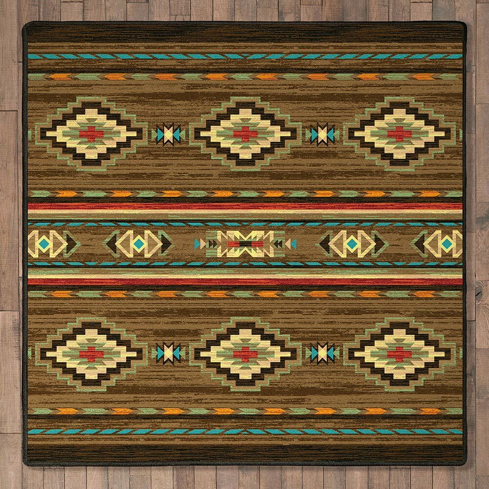 Frontier Outpost Rug - 8 Ft. Square