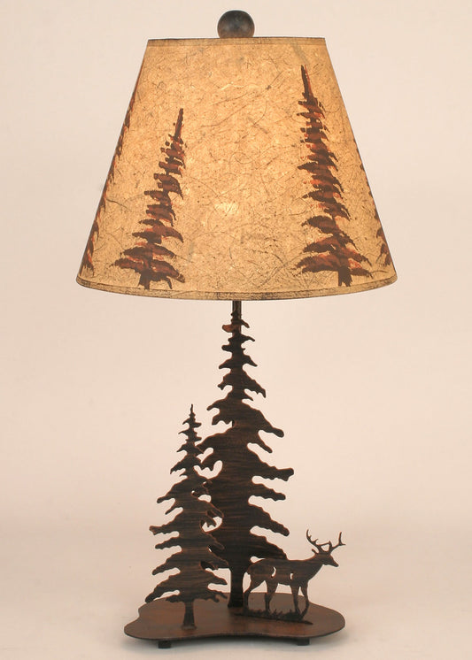 Deer Metal Art Table Lamp