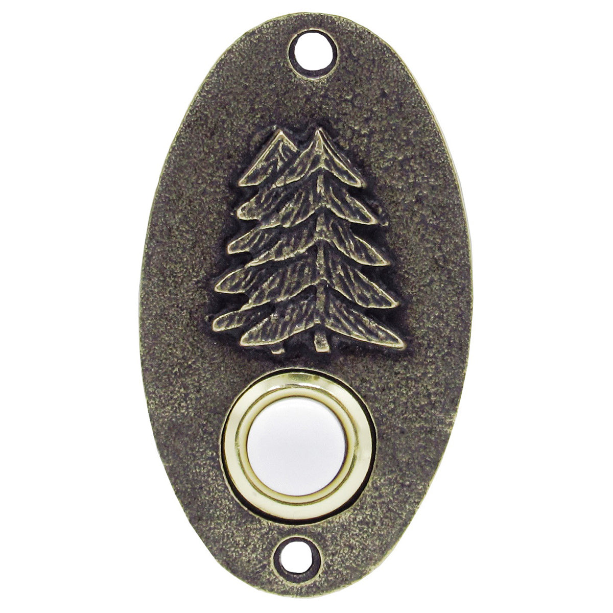 Pine Duo Oval Doorbell