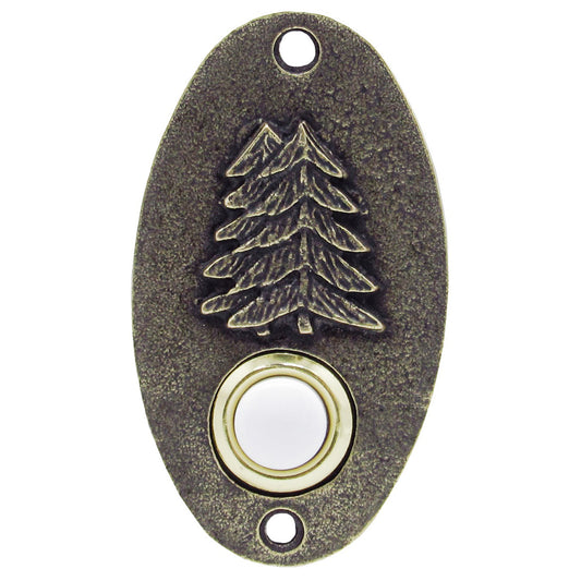 Pine Duo Oval Doorbell