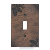 Stone Finish Pinecone Single Switch Cover