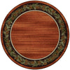 Pine Grove Rust Rug - 8 Ft. Round