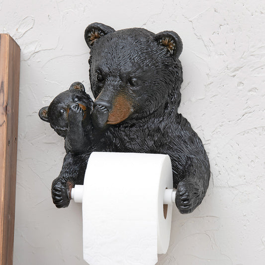 Mama Bear & Cub Toilet Paper Holder