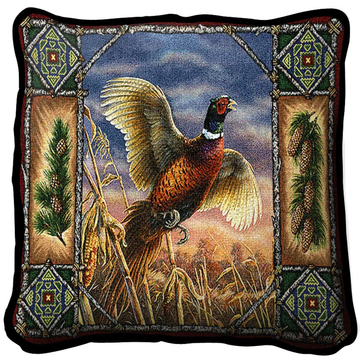 Pheasant Lodge Pillow Cover