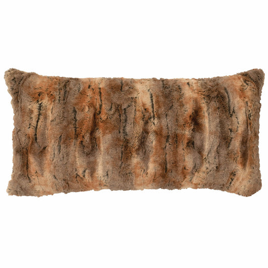 Amber Fox Cuddle Fur Pillow - 14 x 26