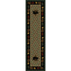 Bear Patchwork Green Rug - 2 x 8
