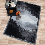 Mountain Crest Gray Rug - 5 x 8