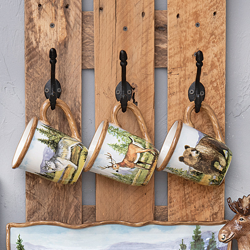 Mountain Spring Wilderness Mugs - Set of 4
