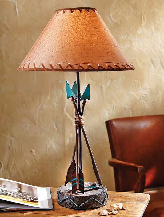 Southwest Arrow Table Lamp