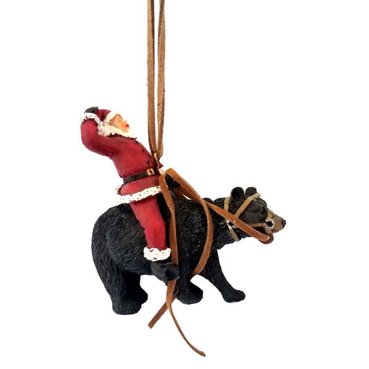 Santa's Wild Ride Ornaments - Set of 4