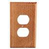 Traditional Wood Outlet Cover - Natural Maple - CLEARANCE
