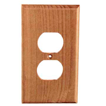 Traditional Wood Outlet Cover - Natural Maple - CLEARANCE
