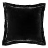 Midnight Velvet Flanged Square Euro Sham