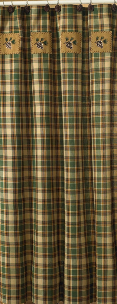 Evergreen Plaid Shower Curtain