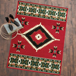 Southwestern Plateau Red Rug - 8 x 10