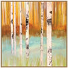 Golden Birch Canvas Art