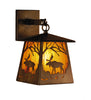 Moose Lantern Wall Sconce