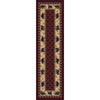 Bear Retreat Rust Rug - 2 x 8