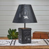 Black Bear Metal Lamp with Shade