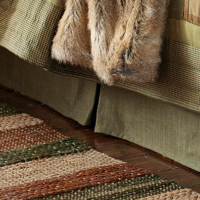 Pinecone Forest Bedskirt - Queen