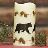 Pinecone Bear LED Candle- SALE