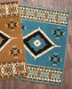 Southwestern Plateau Blue Rug - 5 x 7