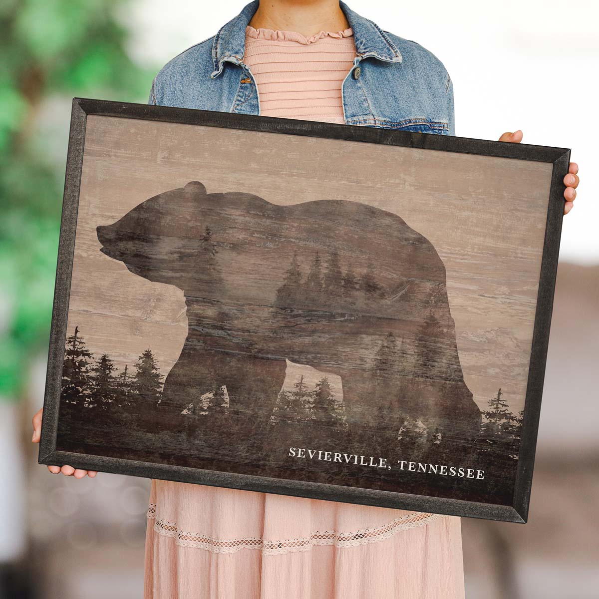 Smoky Mountain Stroll Personalized Wall Art