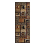 Nature Patchwork Rug - 3 x 8