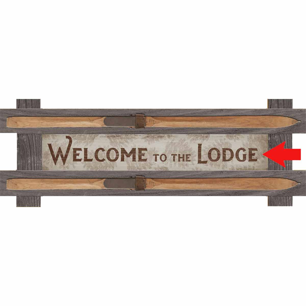 Lodge Personalized Wood Sign - Light Background