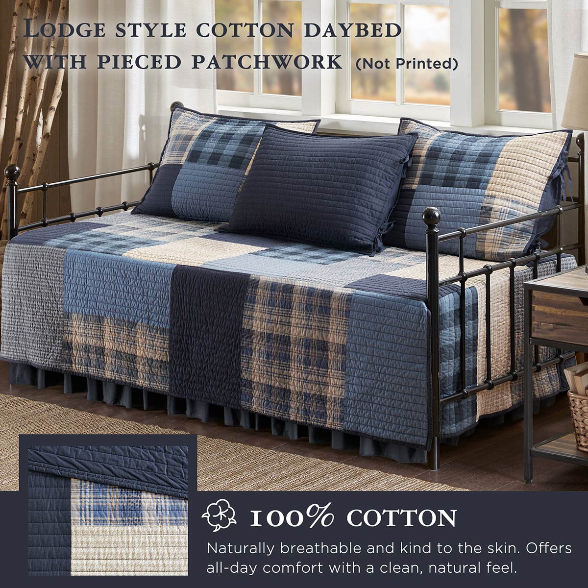 Blue Lodge Day Bed Set (5 pcs)