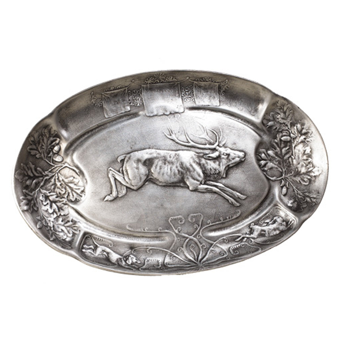 Bounding Buck Tray - Silver
