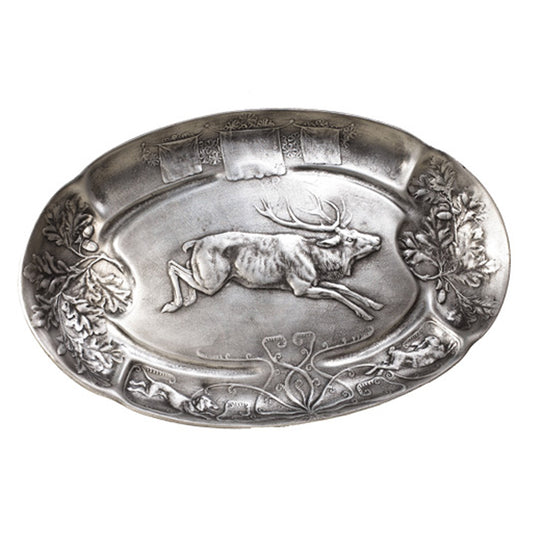 Bounding Buck Tray - Silver
