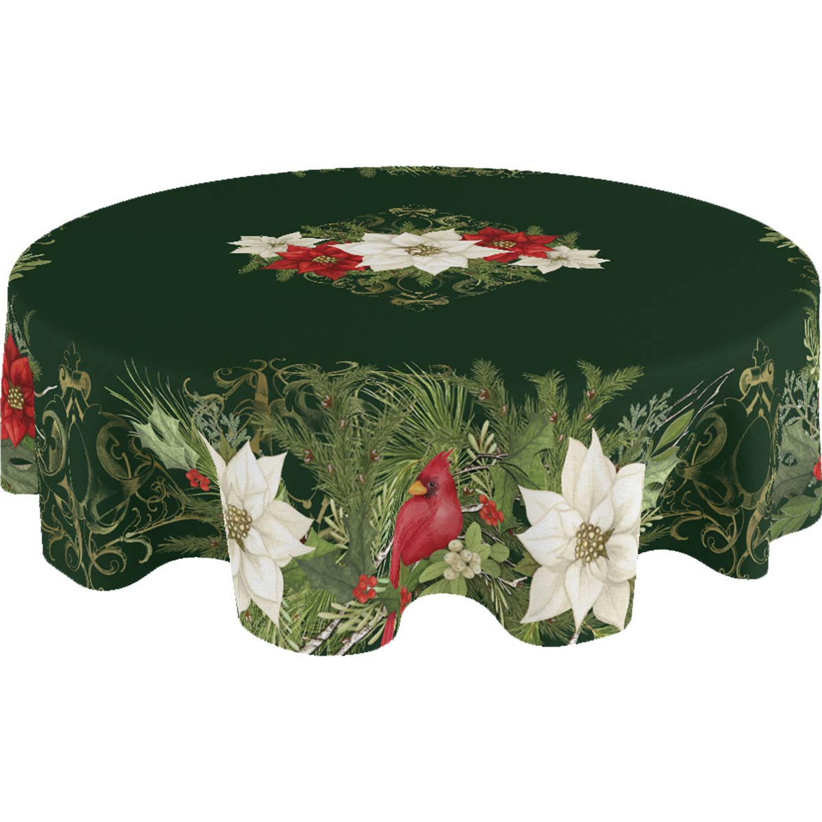 Woodland Christmas Round Tablecloth - OUT OF STOCK UNTIL 08/11/2026