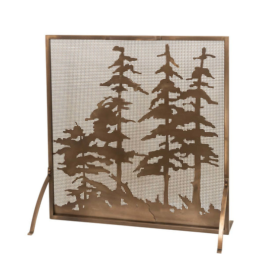 Majestic Pine Grove Fireplace Screen