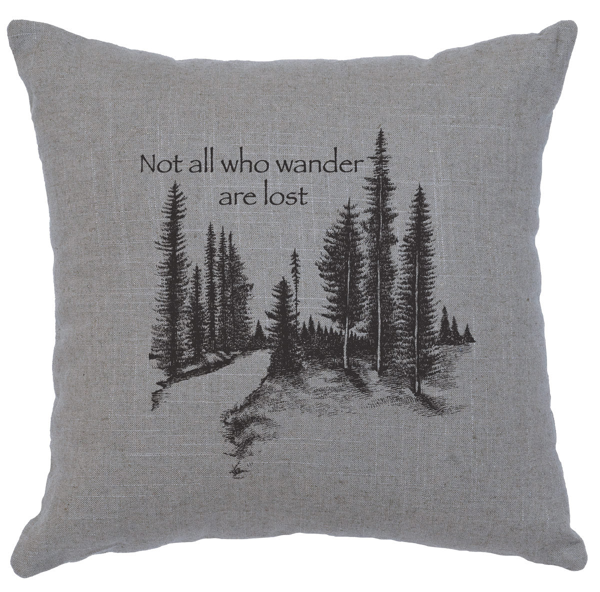 Wander Gray Pillow
