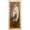 Woodland Wolf Solid Pine Door