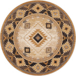Whiskey Gold Rush Rug - 8 Ft. Round