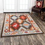 Tribal Wildlife Rug - 8 x 10