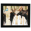 Personalized Moose Love Framed Canvas - Large